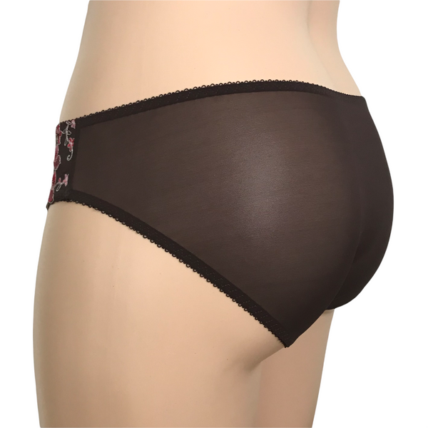 Elomi Tamarie brief panty left facing back view.